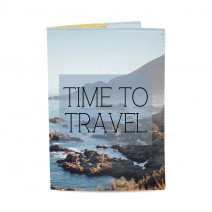 Обложка для паспорта "Тime to travel"